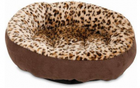 Aspen Pet Round Animal Print Dog Bed