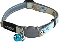 Rogz Catz Glow Cat Safeloc Breakaway Clip Adjustable, Reflective and Glow-in-the-Dark Cat Collar
