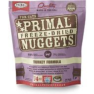 Primal Turkey Formula Nuggets Grain-Free Raw Freeze-Dried Cat Food