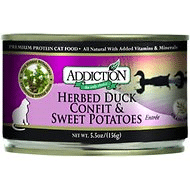 Addiction Grain-Free Herbed Duck Confit & Sweet Potatoes Entree Wet Cat Food