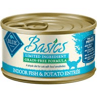Blue Buffalo Basics Grain-Free Indoor Fish & Potato Recipe