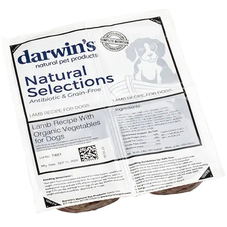 Darwin's Natural Selections Lamb w/ Organic Vegetables